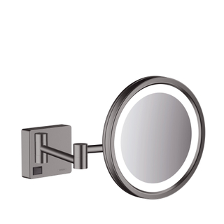 Hansgrohe Addstoris make-up spiegel led 1x vergr. brushed black chroom