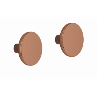 Crosswater Poignée de meuble moderne - Lot de 2 - Bronze brossé