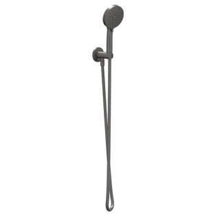 IVY Glijstangset - met handdouche - verstelbaar - 3 standen - doucheslang 150cm - Geborsteld metal black PVD