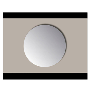 Sanicare q miroirs miroir rond 85 cm sans cadre / pp poli