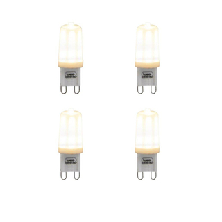 Luedd LED lamp - set van 4 - G9 - 3W - 2700K - 280LM - dimbaar