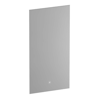 Saniclass Ambiance spiegel 40x80cm met verlichting rechthoek Zilver
