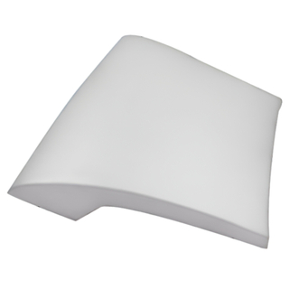 FugaFlow Efficiente Acces repose tête baignoire - 37x34cm - modèle grand - blanc