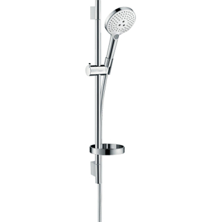 Hansgrohe Raindance select ensemble barre coulissante 65cm avec douchette blanche-chrome