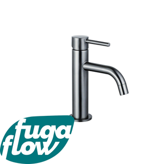 FugaFlow Eccelente Sobrado Badkamer Slim Wastafelkraan - 17.3cm - opbouw - gunmetal PVD