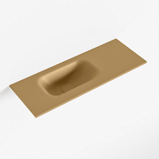 Mondiaz EDEN Fontein - 60x23x0.9cm - wasbak Links - zonder kraangaten - voor toiletmeubel - Solid surface - Oro