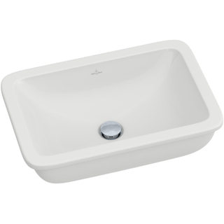 Villeroy & Boch Loop & Friends Onderbouwwastafel - 540 x 340 x 185 mm - Wit Alpin CeramicPlus - zonder overloop