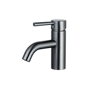 Fortifura Calvi Wastafelkraan - 14.6cm - opbouw - Geborsteld Gunmetal PVD SHOWROOMMODEL