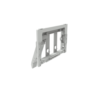 FugaFlow Eccelente Press Scharnierende Achterplaat - tbv Qeramiq Push (metal) drukplaat met invoer - passend voor Geberit UP320