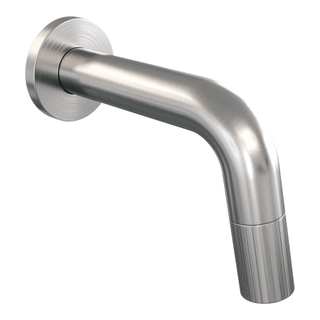 BRAUER Stripe Robinet de lavabo encastré - raccourcissable - couleur inox brossé PVD