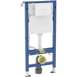 Réservoir encastré Geberit Duofix 112x12cm avec plaque de commande delta 50 sq.blanc