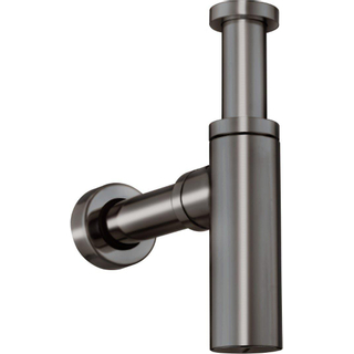 Crosswater Union Siphon - 40cm de long - chrome noir brossé