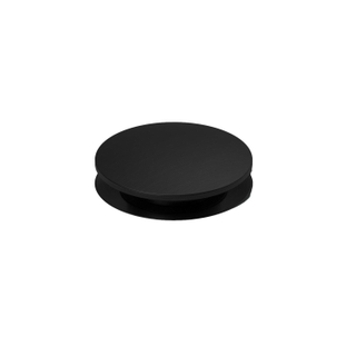 Hotbath Cobber bonde clic clac - avec vis - rond - Noir mat PVD