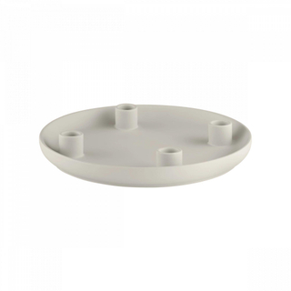 Blomus VELA Kandelaar - H 3 - 5 cm x Ø 27 cm - Moonbeam