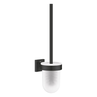 GROHE Start Cube QuickFix Toiletborstel - 39.9x12.6cm - wandmontage - met houder - matte black