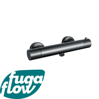 FugaFlow Eccelente Sobrado Badkamer Thermostatische Douchekraan - opbouw - Gunmetal PVD