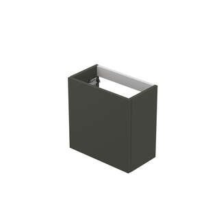 INK Contra/Enter Fonteinonderkast - 40x22x40cm - greeploos - 1 deur - links en rechtsdraaiend - MDF lak Mat beton groen