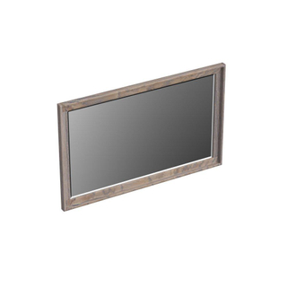 Forzalaqua reno 2.0 miroir 80x2x50cm chêne gris argenté