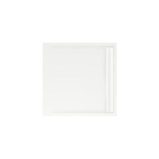 Xenz easy-tray sol de douche 90x90x5cm rectangle acrylique blanc