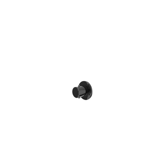 IVY Bond Partie de finition - pour thermostat encastrable - symétrie - rosace ronde - Chrome noir PVD