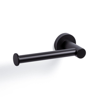 Ozean Eternal Toiletrolhouder - zonder klep - rond - mat zwart