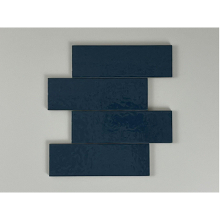 Equipe Ceramicas Kalma Carrelage mural - 6x18.6cm - 8mm - Deep blue brillant