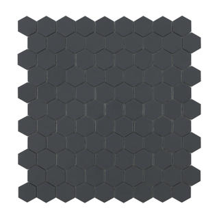 SAMPLE By Goof Mosaique Hexagonal dark grey Carrelage mural - Gris mat