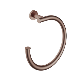 Hotbath Cobber handdoekring geborsteld koper SHOWROOMMODEL
