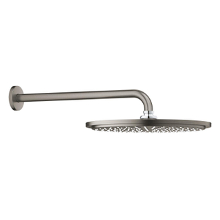 Grohe Rainshower Cosmopolitan 310 Douche Principale - 31cm - 1 type de jet - bras mural 38cm - graphite dur brosse