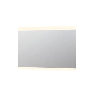 INK SP4 Spiegel - 140x4x80cm - LED onder en boven colour changing - dimbaar - aluminium Zilver