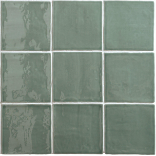 ÉCHANTILLON Par Goof Carreau mural Ancien Hollandais blanc jade Vintage Brillant Jade