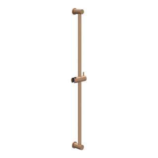 IVY Glissière de douche - 80cm - incluant support - Cuivre brossé mat PVD