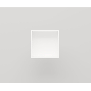 Crosstone by Arcqua Solid Alcove encastrée 30x30x10cm solid surface mat blanc