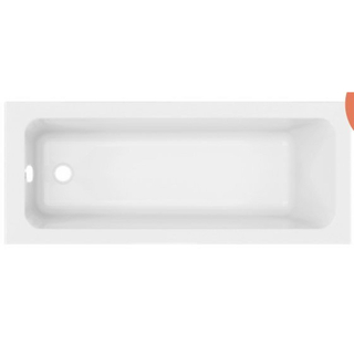 Nemo Go todi bain 160x70x38cm 140l avec pieds blanc acrylique