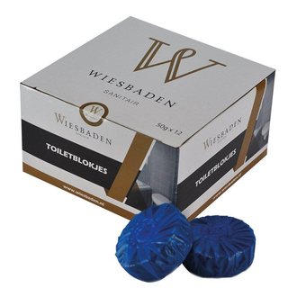 Wiesbaden set à 12 stuks toiletblokjes blauw tbv Geberit OUTLETSTORE