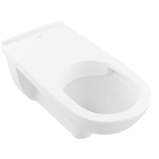 Villeroy & Boch ViCare Diepspoelcloset ViCare - zonder spoelrand - wandhangend - glans wit Alpin (wit)