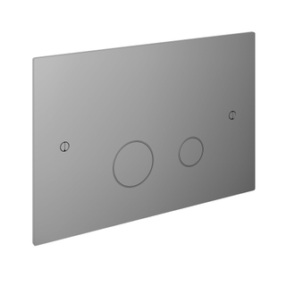 Hotbath Cobber Plaque de commande compatible avec Geberit UP320 noir chrome