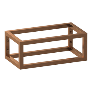 BRAUER frame lave-mains 40x22x45cm métal cuivre brossé