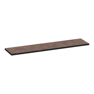 BRAUER MFCPlus Plan sous vasque MFC 198.6x46x3.6cm MFC Rusty/Noir