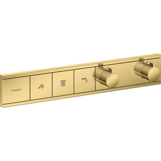 Hansgrohe Rainselect Thermostat encastré pour 3 fonctions pol. gold optic