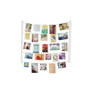 Umbra Hangit cadre photo 66x76x4cm avec 40 chevilles horizontal/vertical mdf blanc