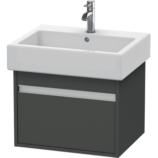 Duravit Ketho Meuble sous-lavabo avec 1 tiroir 55x44x41cm pour Vero 045460 graphite