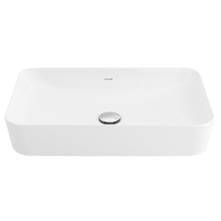 Creavit Ultra Céramique surélevé Lavabo - 60X40CM - blanc