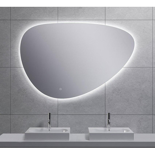 Wiesbaden Uovo miroir ovale avec LED, dimmable et chauffage miroir 120 cm