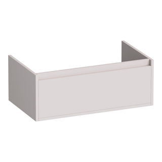BRAUER Hope meuble sous lavabo - 80x30x45.5cm - 1 tiroir softclose sans poignée - 1 découpe pour le siphon - mat sable