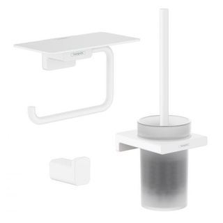 Hansgrohe Addstoris Accessoires de toilette - 3 parties - Blanc mat