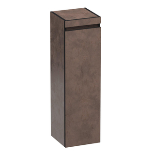 Brauer Joy Edge Armoire colonne - 120x35x35cm - 1 porte poignée intégrée gauche - Erosion