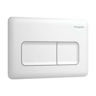 Hansgrohe iFrame Original Plaque de déclenchement pour double chasse mat blanc