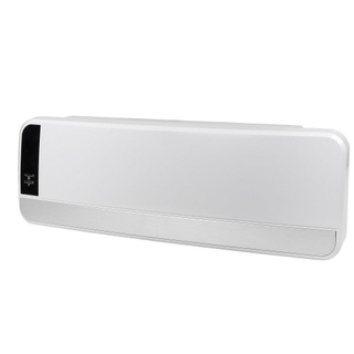 Eurom Wall design 2000R Chauffage mural en céramique 2000 watt 11.5x56.5x19.5cm Blanc