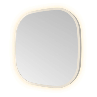 Hotbath &MORE Spiegel in aluminium frame / contour incl indirect LED. color changing. dimbaar. dottless. met afstandsbediening IX RVS 316